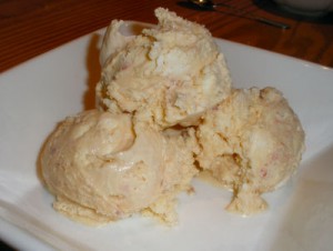 Homemade Raspberry Ripple Ice Cream
